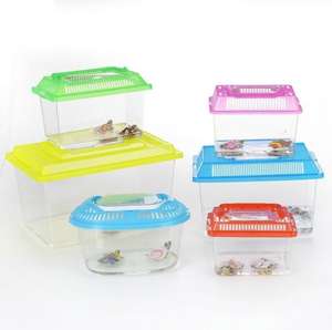 Farklı renkler sürüngen kafesleri kaplumbağa kafesleri balık kafes taşıyıcı - Product Image 6