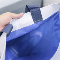 Ouye Sac d'épicerie non tissé laminé RPET imperméable recyclé réutilisable de logo personnalisé promotionnel