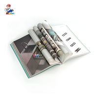 Service d'impression de brochures d'entreprise et d'albums photo promotionnels personnalisés en offset, papier kraft couché, vente en gros