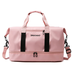 Bolsa de lona Oxford de varios colores de gran capacidad, impermeable, para deportes, separación seca y húmeda, bolsa de lona para mujer, bolsa de gimnasio de fin de semana - Product Image 1
