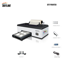 Impresora Digital de Camisetas RAYLINE 3D DTF Totalmente Automática, 1-8 Paletas, Transferencia Térmica Directa a Película para Algodón, Poliéster y Mezclilla
