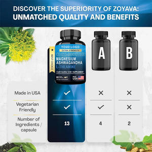 Integratori di Cortisolo in Capsule con Glicina, Magnesio e <span class=keywords><strong>L</strong></span>-teanina per <span class=keywords><strong>l</strong></span>'Equilibrio Ormonale - Supporto per Emozioni, Relax, Concentrazione e Sonno - Product Image 3