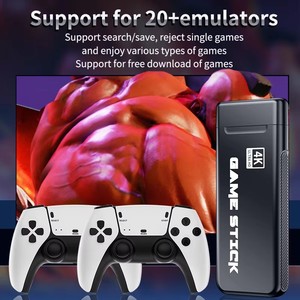 M8 Pro Video Consolesgame Stick <strong>Emulator</strong> 2.4G Wireless Double Controls -Compatible Game Console with Wireless <strong>Gamepad</strong> M8Pro - Product Image 2