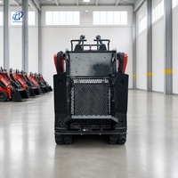 Mini-chargeuse compacte diesel sur chenilles en caoutchouc, prix concessionnaire, moteur Kubota, normes EPA EURO 5 CE, pour ferme, jardin, maison, cour