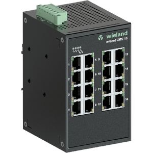 Commutateur industriel non géré Wieland Wienet Ums 16 à 16 ports 10/100 Mbps Full Duplex Half Duplex - Product Image 1