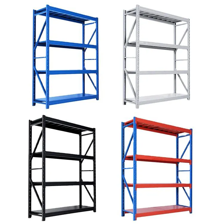 Adjustable Medium Duty Steel Shelving Storage Rack Shelves Stainless Steel Storage Shelf / Rack Holders Storage Racks