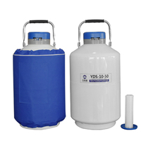 Dewar à azote liquide en alliage d'aluminium de 10 litres - Facile à utiliser
