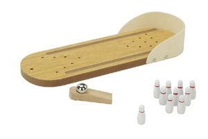 Educational Balls Board Games Hand-Eye Coordination Kids Catapult Game Funny Wooden Mini <b>Bowling</b> Toy - Product Image 5