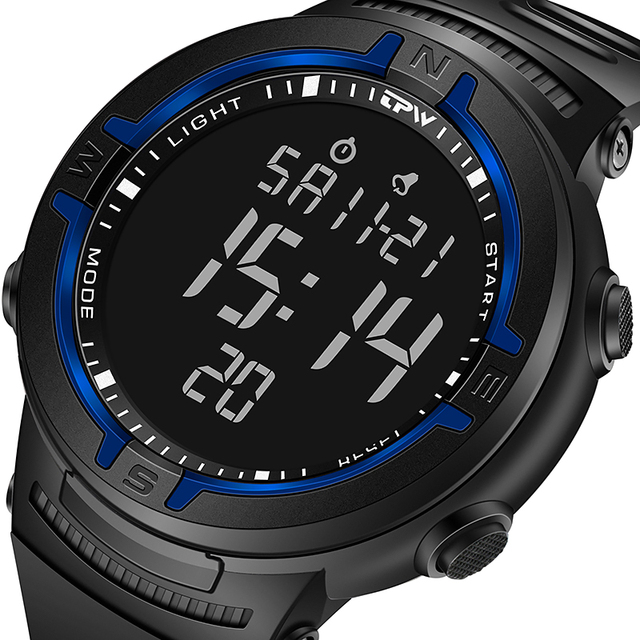 Best Silicone Analog Digital Display Men Watch Hot Sale Trendy Sport Watches Customized OEM