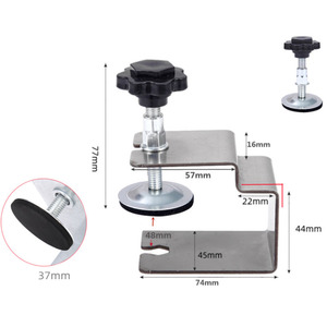 Kẹp Tủ phần cứng Jig ngăn kéo sửa chữa clip cho cài đặt cửa ngăn kéo phía trước tay nắm kéo xử lý linh hoạt công cụ chế biến gỗ - Product Image 4