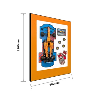 3D khối xây dựng xe Hot Bán sơn trang trí mới hợp thời trang nghệ thuật hiện đại đua treo bức tranh - Product Image 5