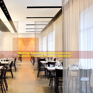 Maille décorative personnalisable d'alliage d'aluminium de <span class=keywords><strong>prix</strong></span> d'usine pour la décoration de chambre d'hôtel - Product Image 6