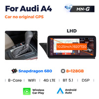MEKEDE-Pantalla táctil Snapdragon 680, Android, para coche, 8 núcleos, 4G, wifi, para Audi A4 2008-2014, navegación GPS, 360 cámara de vídeo