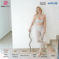 Barre de musculation en silicone, barre de fitness, barre d'entraînement, barre antidérapante en silicone