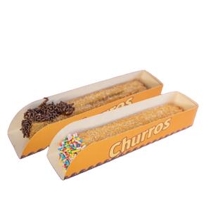 Frites à emporter biodégradables écologiques, œufs, gaufres, crêpes, support <span class=keywords><strong>de</strong></span> Churros, cône avec Sauce - Product Image 3