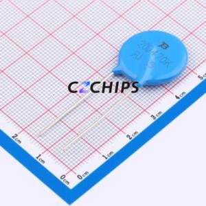 Varistor MOV-20D470K, Componente de Orificio Pasante (THT), Resistencia 47V 93V 38V 30V - Product Image 1