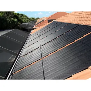black polypropylene solar energy water heaters for home pool heating
