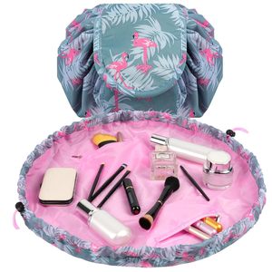 Printed Cosmetic Storage <b>Bag</b> <b>Drawstring</b> Travel <b>Bag</b> <b>Makeup</b> Tools Organizer Folding Cosmetic <b>Bag</b> - Product Image 1