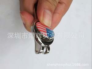 Imán Multifuncional de Metal Verde para Pelotas de Golf, de Aleación de Zinc, Accesorio Estándar para Campos de Golf - Product Image 5