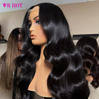 Peluca de Cabello Humano Natural al por Mayor, Peluca Frontal de Encaje HD 13*6, Cabello Virgen Brasileño sin Procesar, Cutícula Alineada, Peluca de Encaje HD con Ondas Suaves