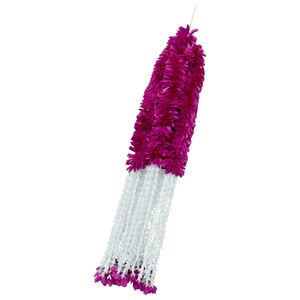 Guirnalda de Flores Artificiales Moradas y Blancas, Decorativa, Colgante, para Bodas, Festivales, Templos y Eventos - Product Image 1
