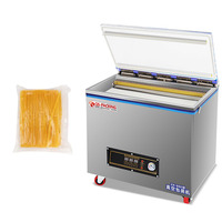 Machine d'emballage de scellage sous vide de nourriture pour la machine à emballer commerciale de scellant de saucisse de poisson de poulet de viande
