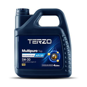 น้ำมันเครื่องยนต์ TERZO MULTIPURE Top 5W30 สำหรับรถยนต์นั่งส่วนบุคคล มาตรฐาน API SP ACEA C3 PAO สังเคราะห์แท้ 100% สำหรับรถยนต์เทอร์โบของยุโรป - Product Image 2