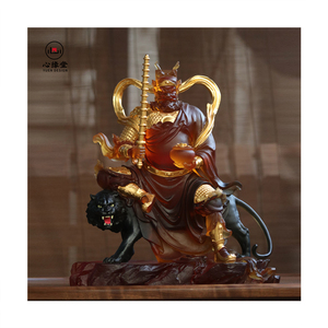 Tượng Phật pha lê thủ công cao cấp, thiền định Phật giáo, trang trí nhà cửa, phong thủy, tượng Phật cổ điển Trung Quốc - Product Image 1