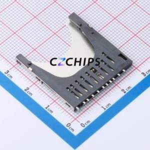 ZX-SD-482.9Y SD Card / Memory Card Connector SMD Connector Self-Return Type Standard SD Card Card Holder 1.8mm - Product Image 2