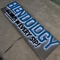 Panneau publicitaire LED personnalisé pour extérieur, 4M x 1M, panneau électronique, lettres lumineuses pour publicité