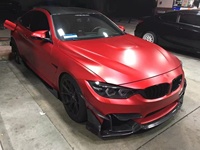 Pour BMW M3 M4 F80 F82 Kit de carrosserie en fibre de carbone M3 M4 F80 F82 mise à niveau Style MAD diffuseur de lèvre avant en fibre de carbone becquet