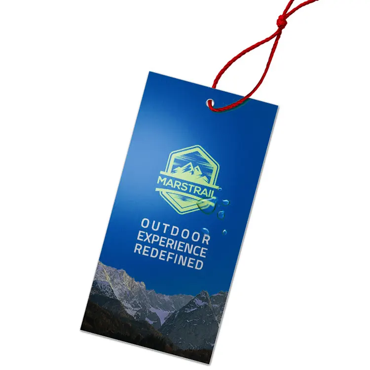 Cartellini di carta e Design del produttore di etichette con Logo stampato personalizzato Hangtag di lusso