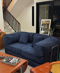 Minimaliste carré velours côtelé salon modulaire sectionnel confortable Teddy pliable canapé-lit sous vide compressé canapé pour <span class=keywords><strong>Villa</strong></span> - Product Image 6