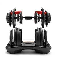 Équipement de Gymnastique Personnalisé de Haute Qualité Ensemble d'Haltères 24Kg 52Lbs Ensemble d'Haltères Combiné