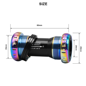 <span class=keywords><strong>Eje</strong></span> Central para Bicicleta de Montaña RIDERACE, con Rosca Integrada, Rodamiento <span class=keywords><strong>Sellado</strong></span>, Compatible con <span class=keywords><strong>SHIMANO</strong></span>, SRAM y Prowheel - Product Image 6