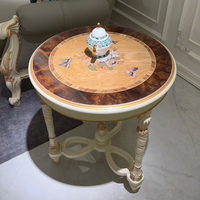 Ensemble de canapés de style européen vintage de luxe, en bois massif sculpté à la main, style rococo classique, en cuir véritable, meubles de salon