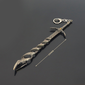 Vendita Calda: Portachiavi Modello Spada Grande del Godslayer di <span class=keywords><strong>Elden</strong></span> <span class=keywords><strong>Ring</strong></span>, 22cm, in Lega di Zinco, Stile Gioco - Product Image 4