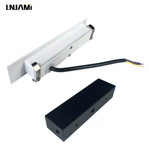 LNJAMI 3W 스마트 실내 벽 램프 IP65 모션 센서 LED 계단 빛 복도 인테리어 벽 코너 Recessed 단계 Footlight