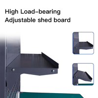 Table de travail industrielle robuste en métal avec panneau perforé et tiroirs, antistatique ESD, pour l'organisation des outils en atelier, garage ou réparation (OEM)