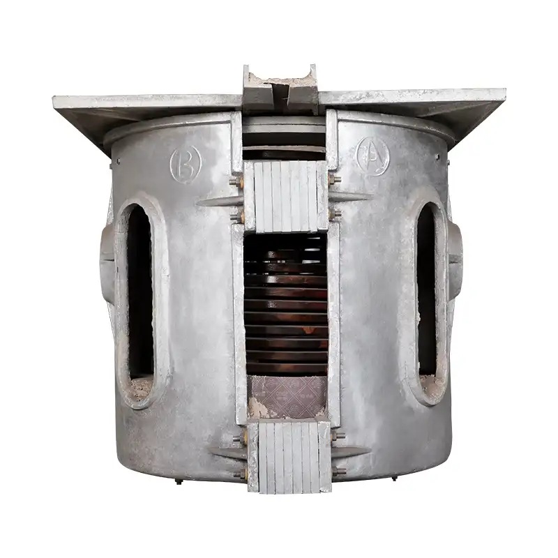 250kg cast iron metal scrap aluminium ingot induction melting furnace for aluminum shell furnace