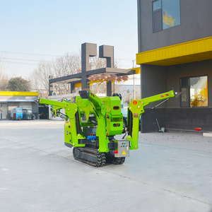 12ton Controle Remoto Impermeável 2ton a 5 Ton Lifting Crawler Crane com Articulating Arm Spider Crane - Product Image 2