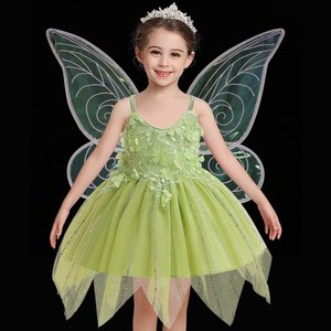 Disfraz de Halloween para Niña, Vestido de Hada Tinkerbell con <span class=keywords><strong>Alas</strong></span>, para Cosplay, Fiesta de Disfraces, Princesa - Product Image 5