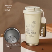 Gobelet isotherme en acier inoxydable 316, grande tasse à café, tasse de voyage portable anti-fuite pour voiture, bureau, cadeau avec logo personnalisé