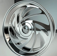 RCSR Pièces de roues automobiles 22 24 26 sur mesure usinées CNC de haute qualité, en alliage d'aluminium anodisé, usinage par tournage, OEM ODM, 2 pièces pour Chevy