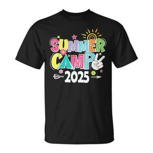T-shirt assorti pour groupe familial - Camp d'été 2025 - Design Vacances d'été - Product Image 1