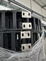 Chaînes porte-câbles pour machines CNC, convoyeurs à soufflets, chaînes énergie en Nylon66 résistantes à l'usure