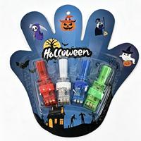 Lampes LED de projection d'Halloween réutilisables avec piles incluses, lumières à doigts multi-positions pour fêtes et événements