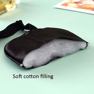Antifaz para Dormir de Satén Blanco, Ajustable, Personalizado, de Doble Cara, con Elástico - Product Image 4