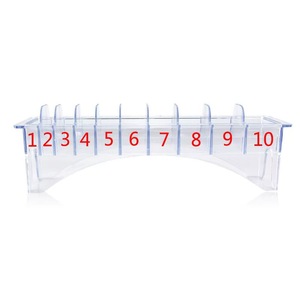 หวีสำหรับกันจอนผมแบบมืออาชีพกล่องใส่หวี8/10ช่องตะแกรงอุปกรณ์ตัดผม - Product Image 3