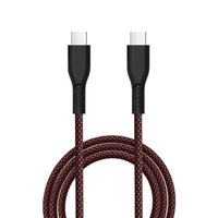 Kabel Data Nylon 1m Terlaris, Charger HP Tipe C, Kabel Pengisian Cepat untuk iPhone 17 16 15